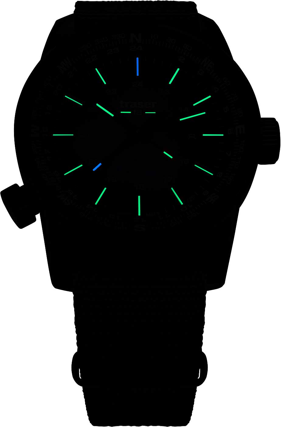 Traser P68 Pathfinder GMT 109035 Herren Uhr • Swiss Made Quarz • Saphirglas