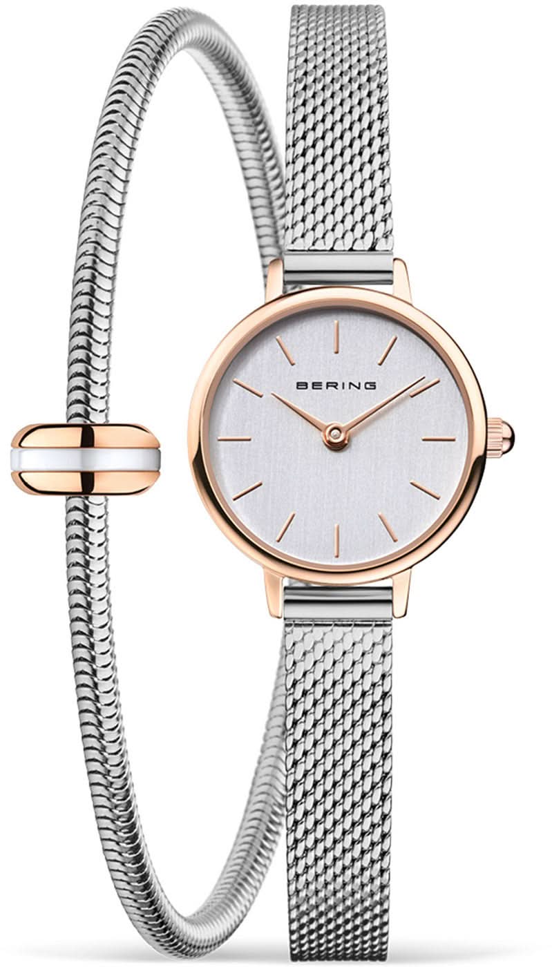 Bering Classic 11022-064-Lovely-2-GWP Women's Watch • Scratch-Resistant Sapphire Crystal • Fine Milanese Bracelet