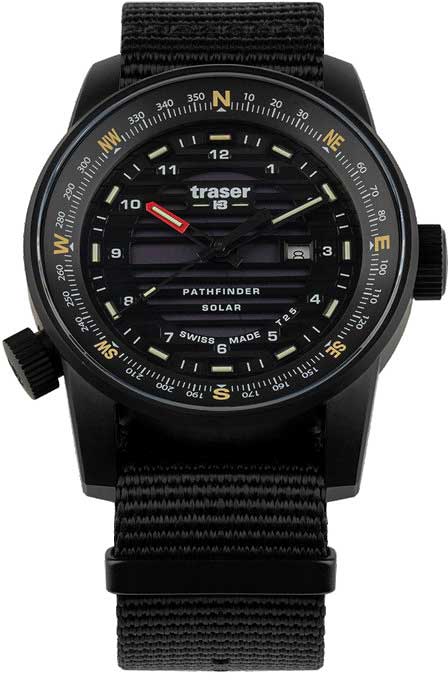 Traser P68 Pathfinder Solar 111392 Men's Watch • Solar Quartz Movement • trigalight-Technology