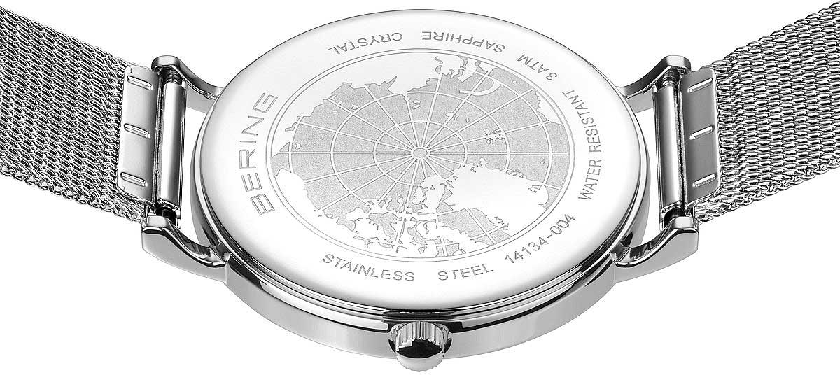 Bering Classic 14134-004 Damenuhr • Saphirglas • Milanaise-Armband