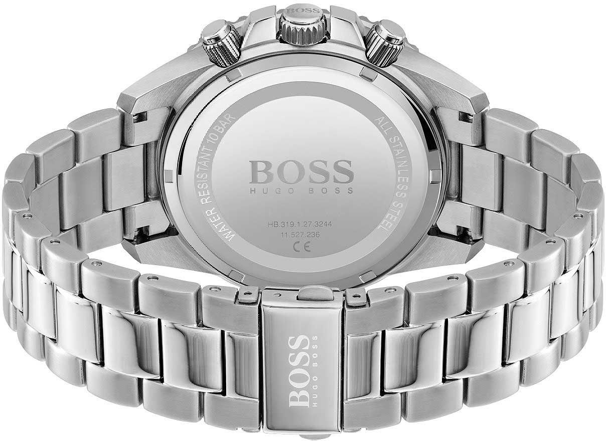 BOSS Admiral 1513907 Herren Uhr • Chronograph • Edelstahl