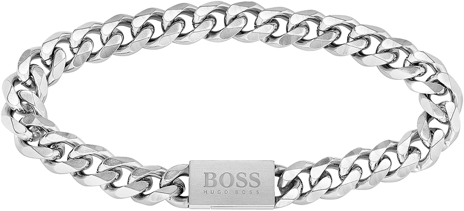 Boss Jewelry 1580144M - CHAIN FOR HIM Armband aus Edelstahl - silber