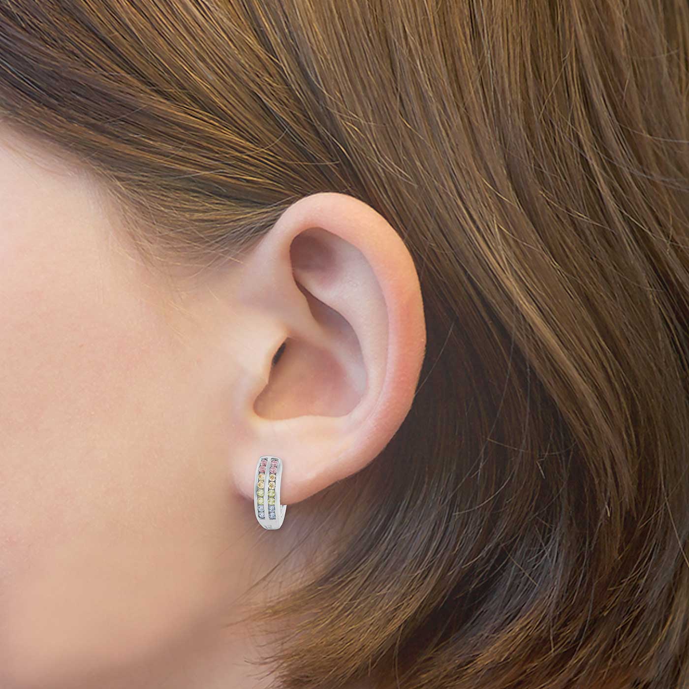 Prinzessin Lillifee 2024374 Kreolen mit bunten Steinchen