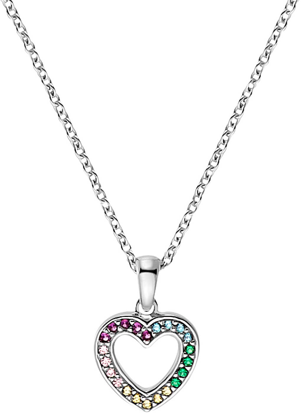 Prinzessin Lillifee 2031167 Halskette mit Herz Anhänger und Steinchen