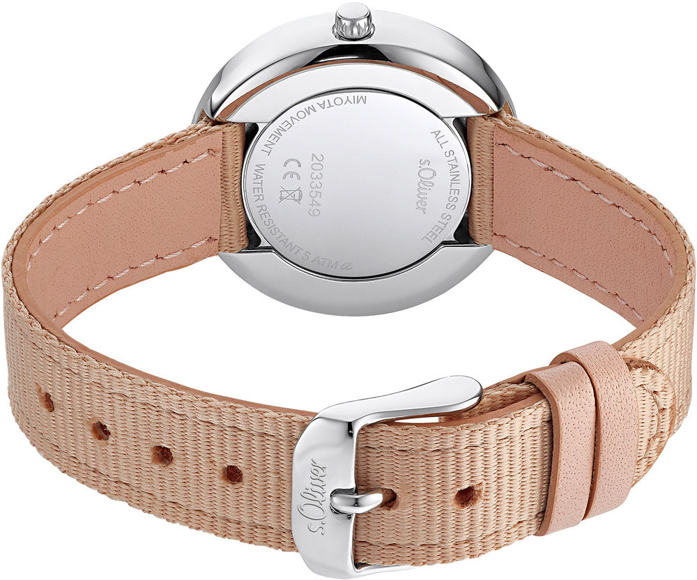 Scout OLIVER-2033549 Damen Uhr • Miyota Quarzwerk • Textilband