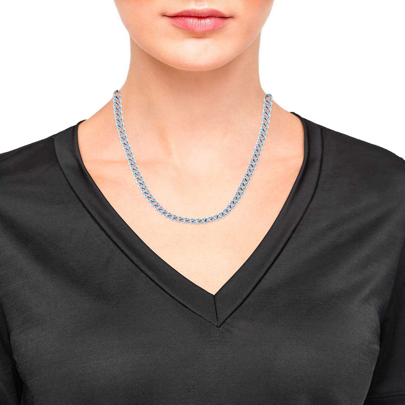 Panzer-Collier mit blauer Emaille, s.Oliver, Modell 2037972