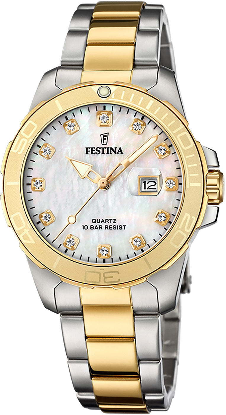 Festina Boyfriend F20504/1 Damen Uhr • Quartz Uhrwerk • Mineralglas