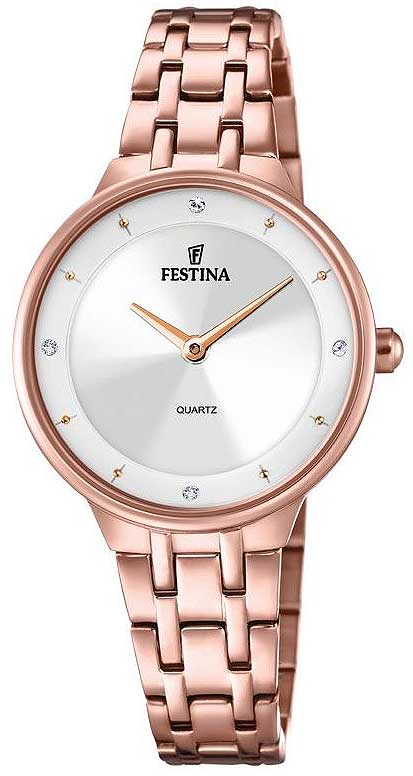 Festina Mademoiselle F20602/1 Damenuhr • Swarovski Kristalle • Edelstahl