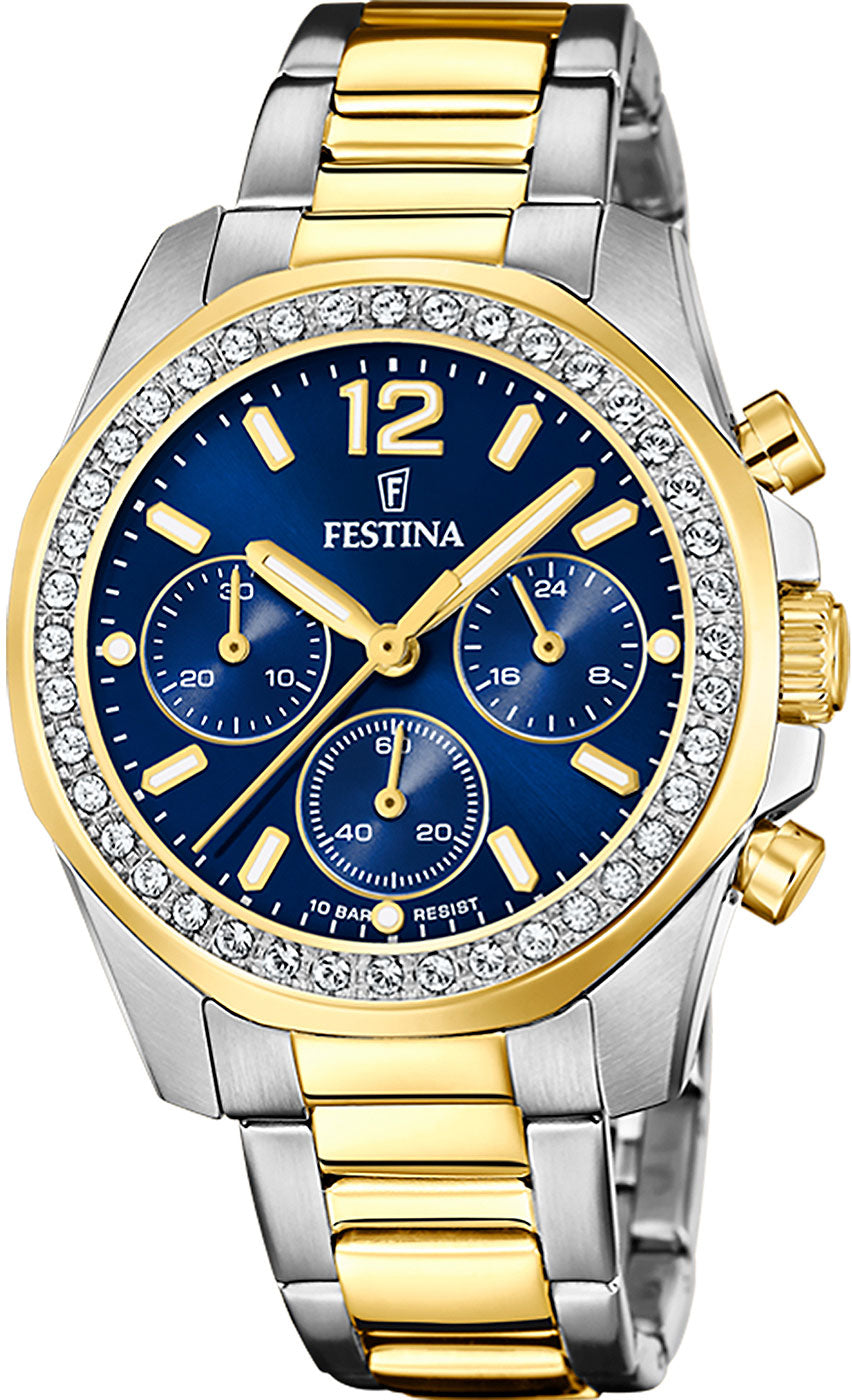 Festina Boyfriend F20607/2 Ladies' Watch • Quartz Movement • Stainless Steel