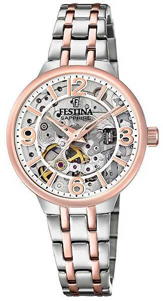 Festina Automatic Skeleton F20615/1 Damenuhr • Automatikwerk • Saphirglas