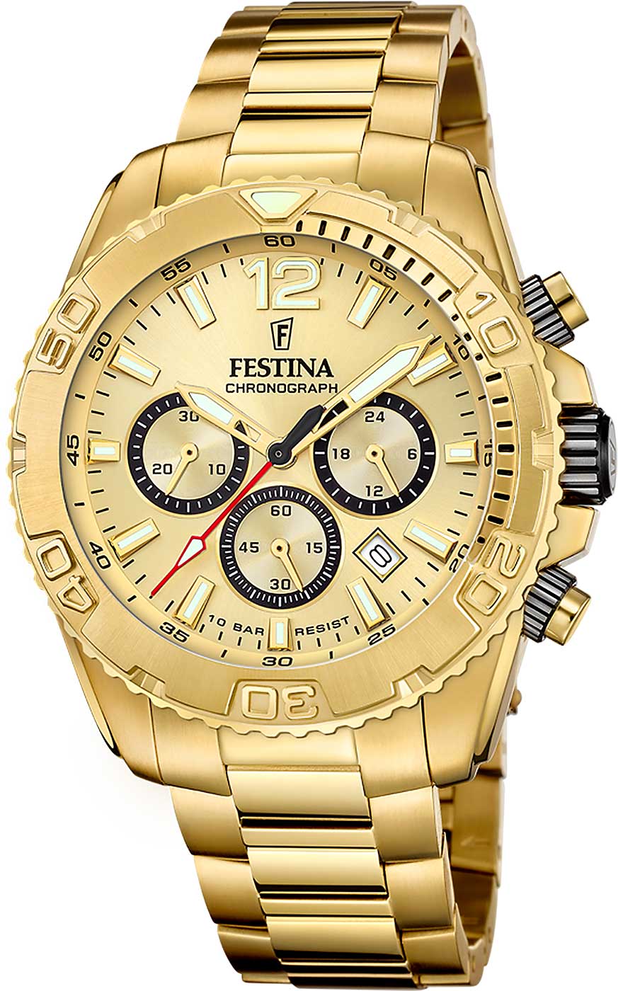 Festina Timeless Chronograph F20684/1 Herrenuhr • Quarzwerk • Chronograph