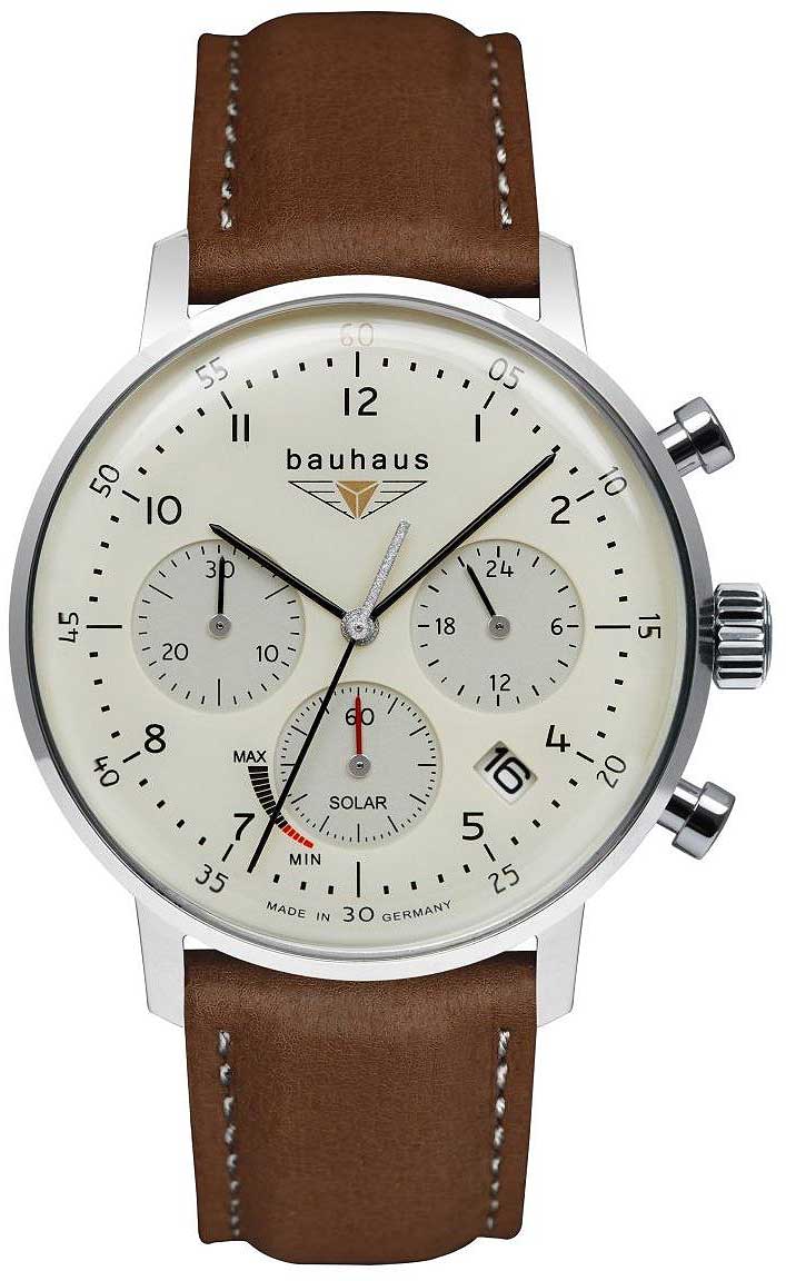 Bauhaus Classic 68058 Herren Uhr • Solar • Chronograph