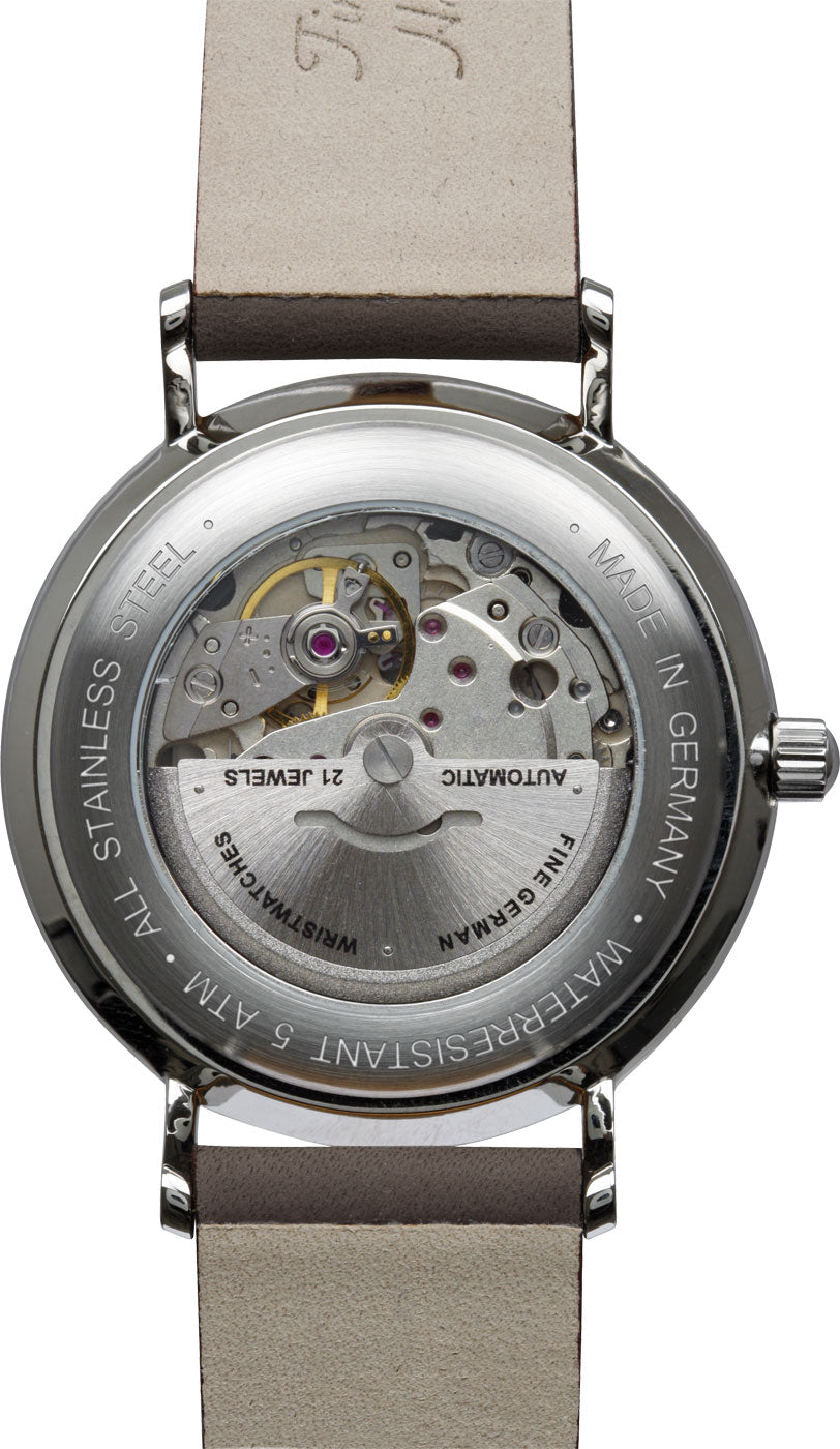 Bauhaus 95727 Uhr • Minimalistisches Design • Aluminium-Gehäuse