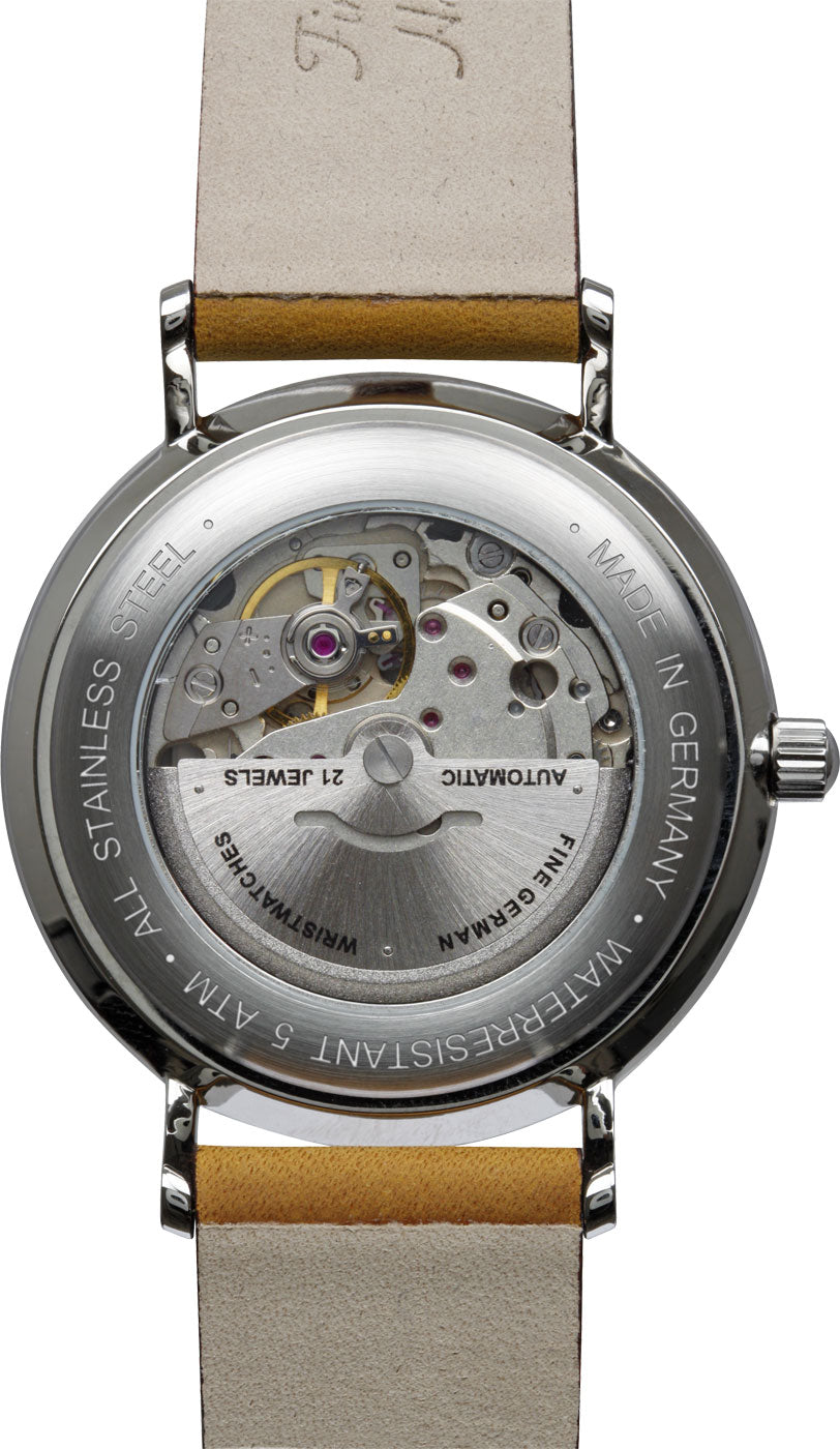 Herrenuhr Automatik Edelstahl - Bauhaus Modell: 2162-3