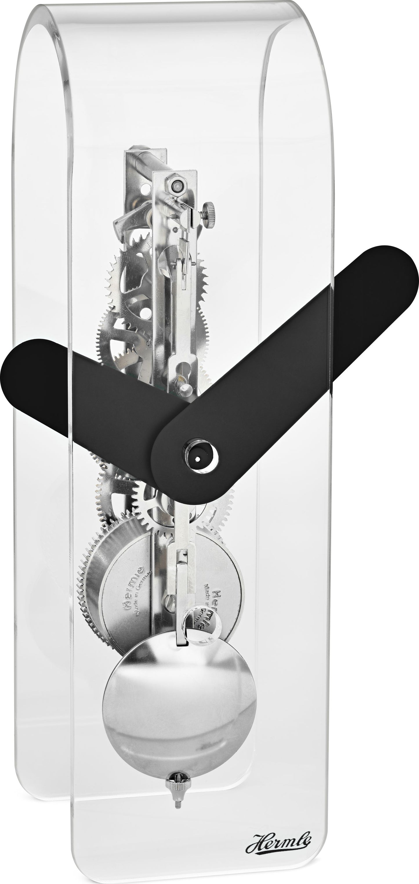 Hermle Acryluhr 23064-Y10721 - Nickel Werk