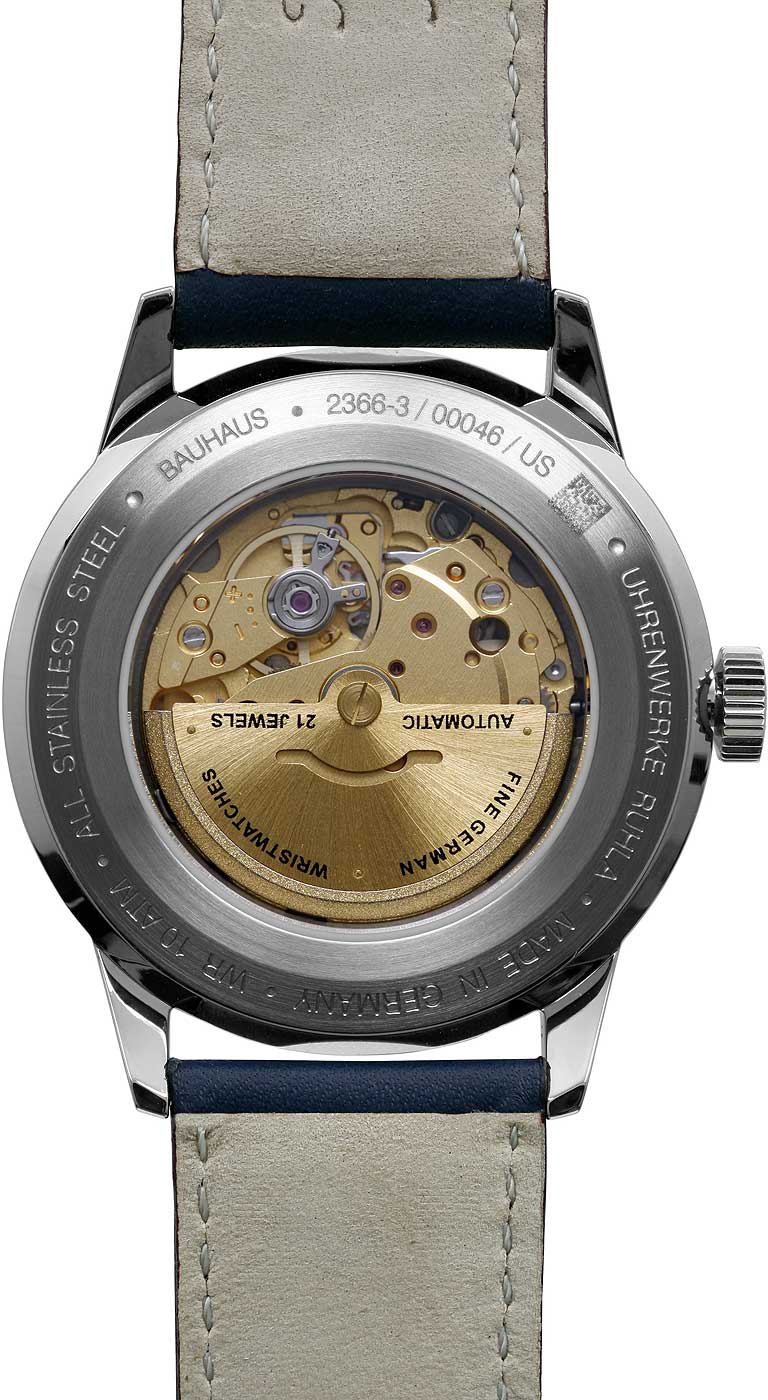 Bauhaus 2140-1 Herren Uhr • Schweizer Uhrwerk • Minimalistisches Bauhaus Design