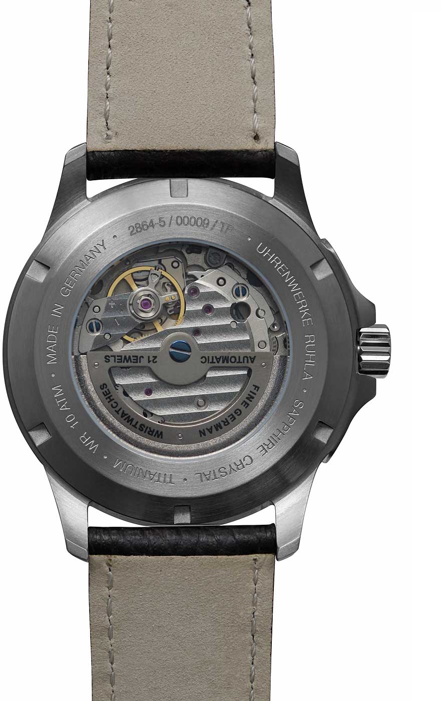 Bauhaus Aviation 2864-5 Herren Uhr • Automatik • Saphirglas