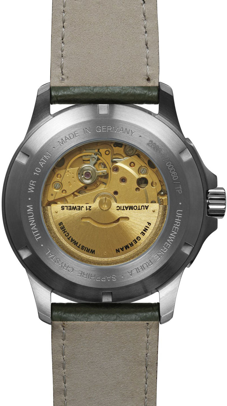 Bauhaus Aviation 2866-4 Herren Uhr • Automatik • Titangehäuse