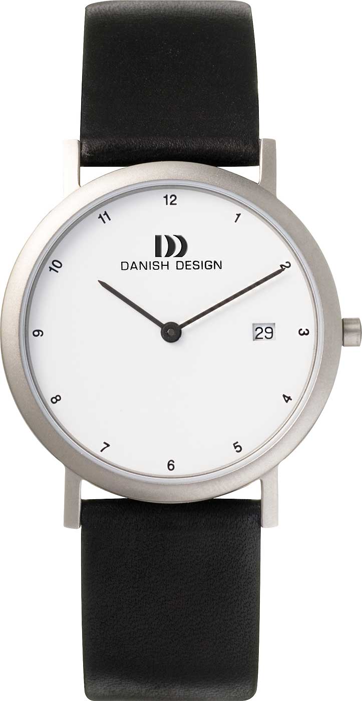 Danish Design Titanium 3316140 Herren Uhr • Leichtes Titan-Gehäuse • Ultra-flaches Design