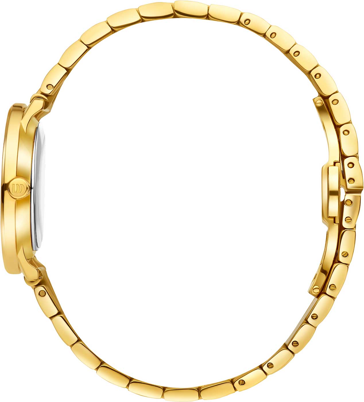 Danish Design 3320383 Damen Uhr • Skandinavisches Design • Gold & Braun