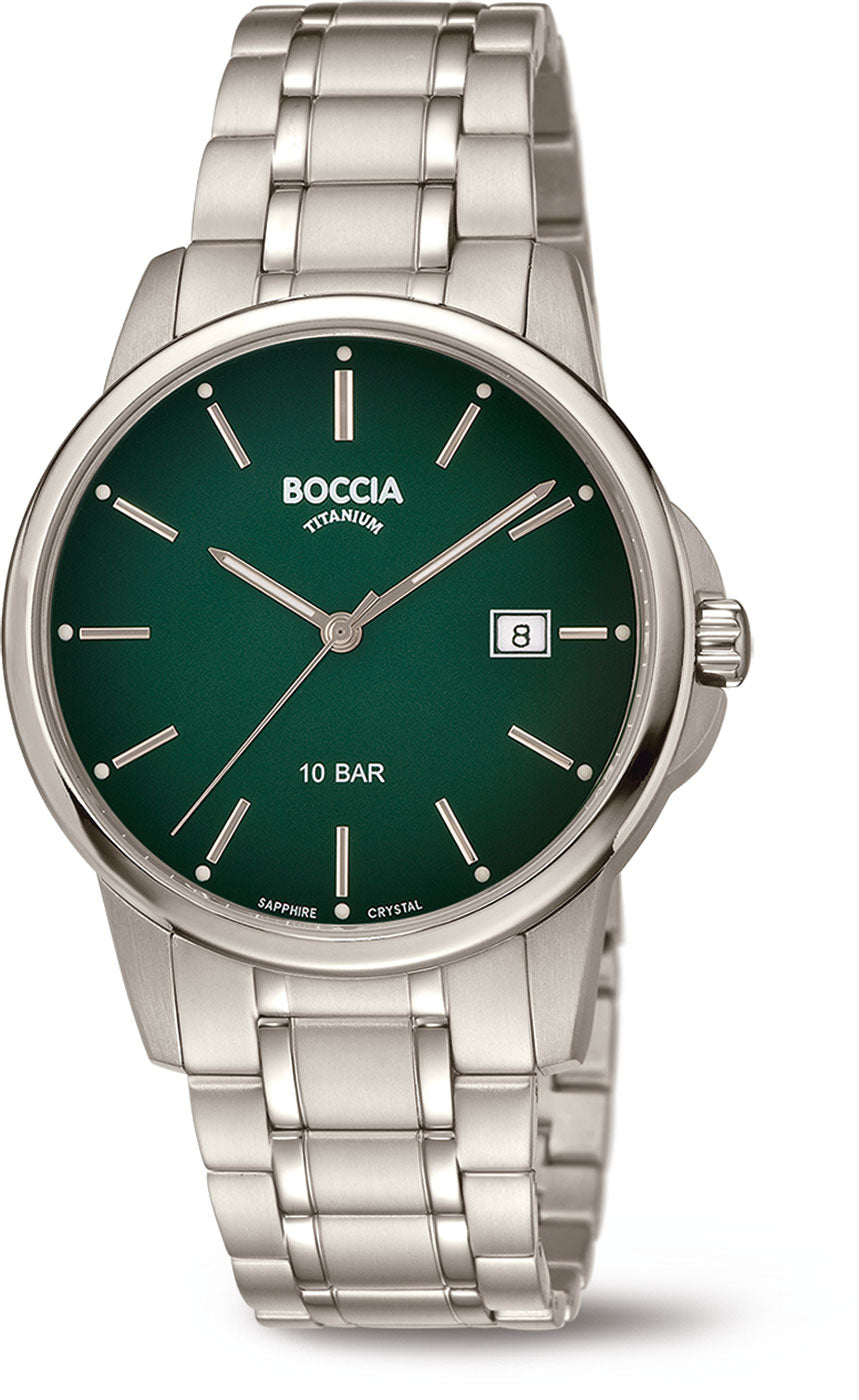 Boccia 633088 Herren Uhr • Reines Titan • Extrem leicht