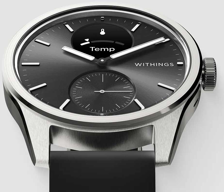 Withings WITHINGS-SCANWATCH Unisex Uhr • EKG-Funktion • Saphirglas
