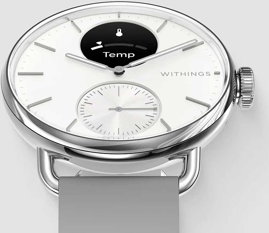 Withings ScanWatch 2 HWA10-MODEL 2-ALL-INT Unisex Uhr • Hybrid Smartwatch • EKG & Schlaftracking