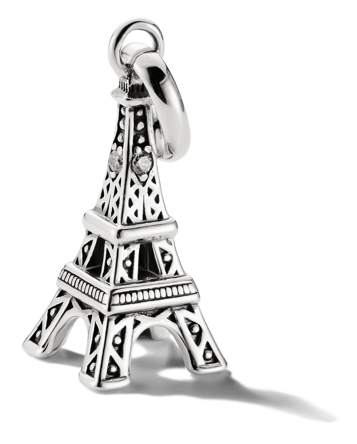 Thomas Sabo Charm Pendant Eiffel Tower Connect Silver