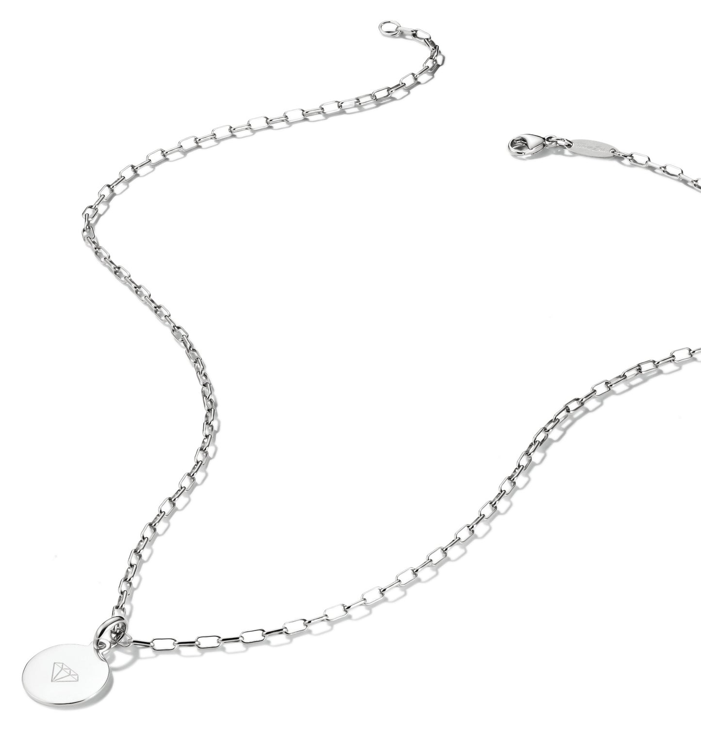 Thomas Sabo Charm-Kette Paperclip Silber