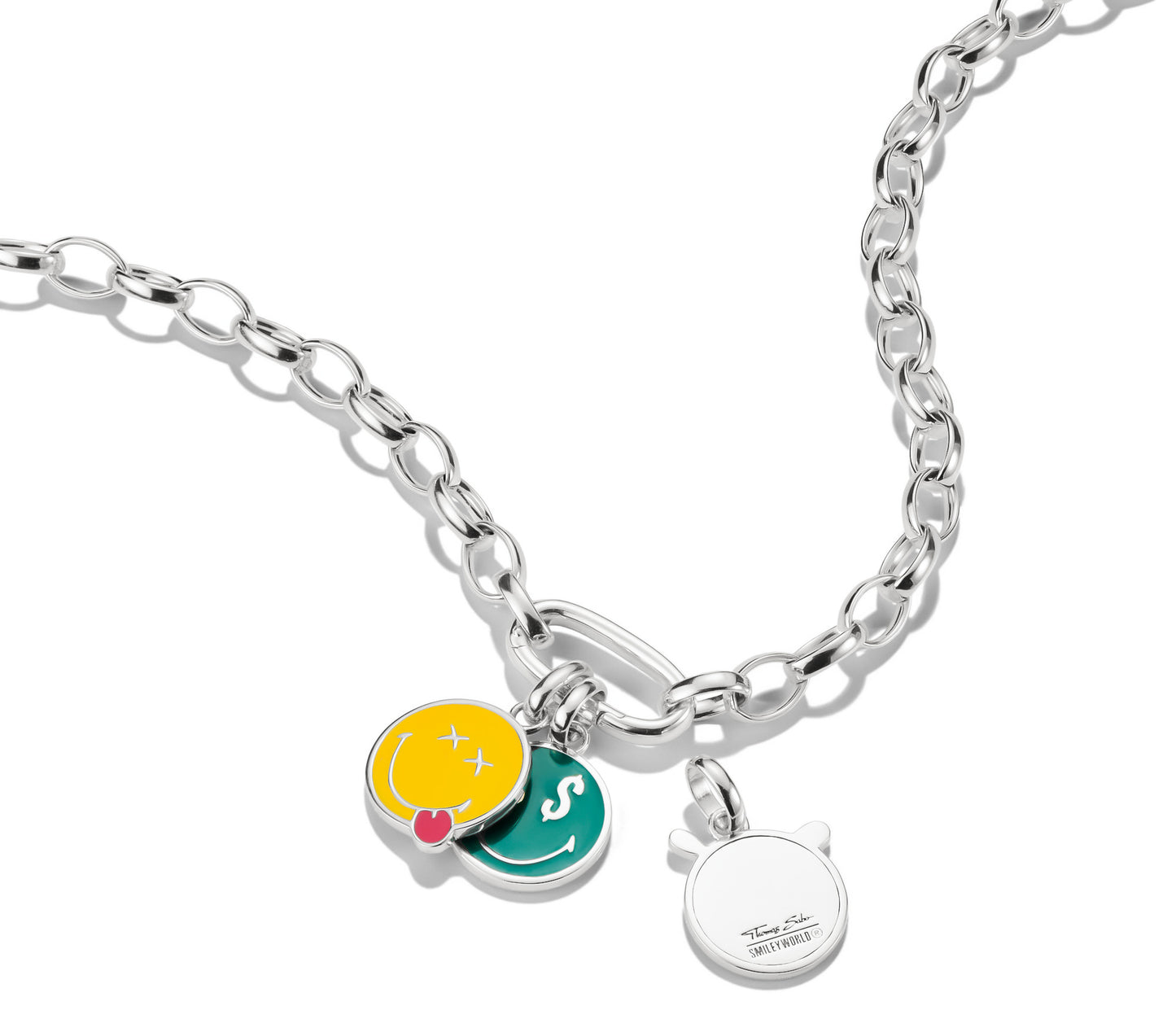 Thomas Sabo SMILEYWORLD® Laughing Charm-Anhänger Connect Silber