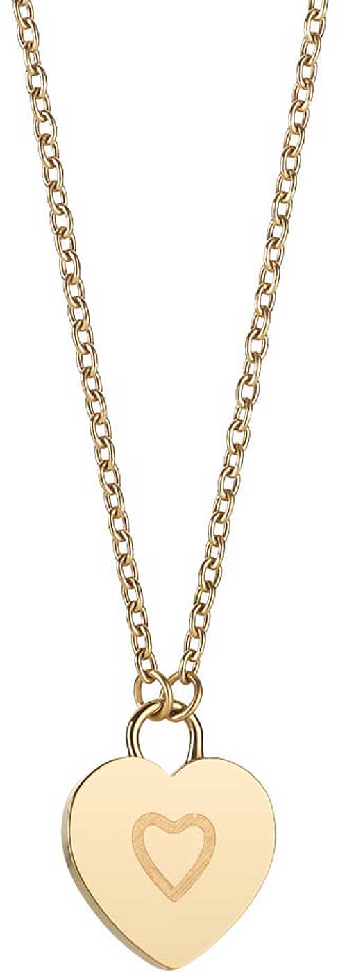 Halskette aus Edelstahl mit Herz Anhänger - Bering Jewelry Modell: 431-27-450