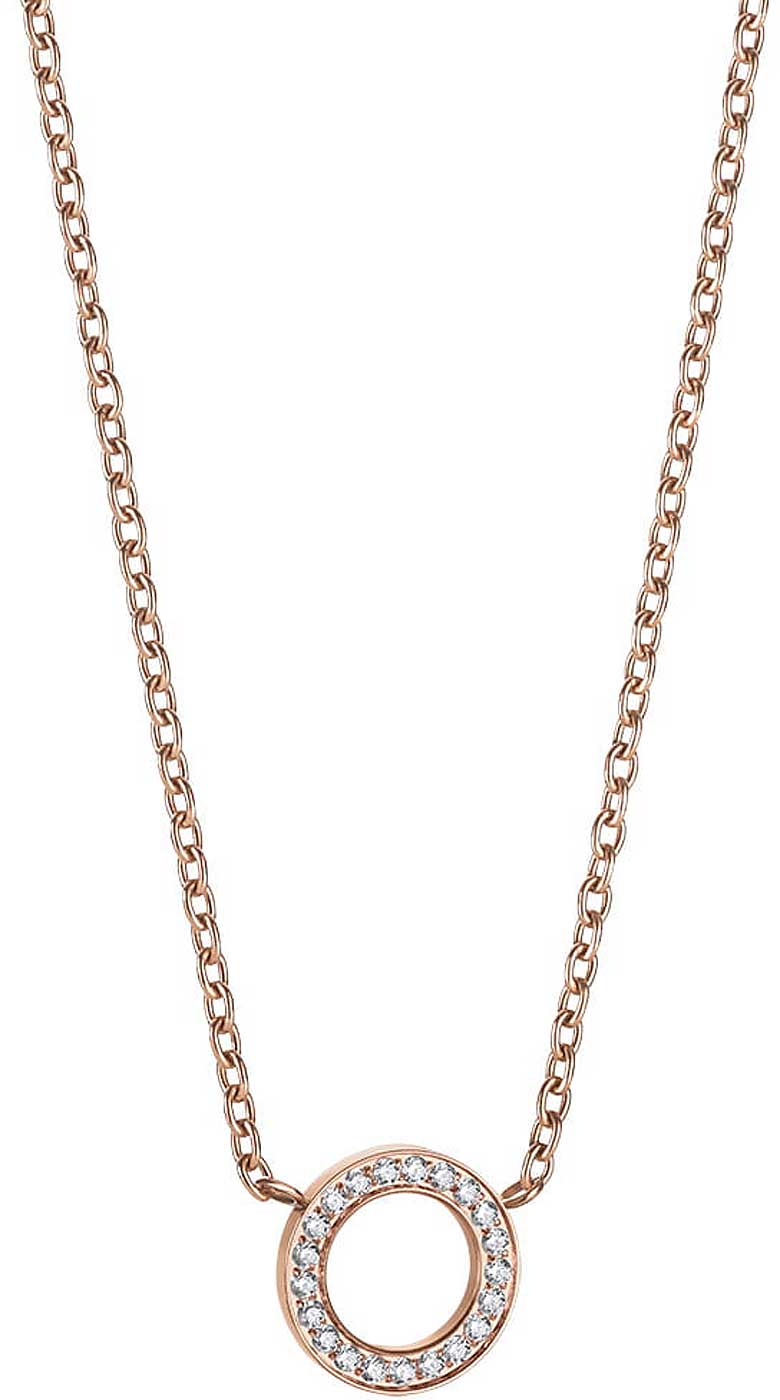 Halskette aus Edelstahl mit rundem Anhänger - Bering Jewelry Modell: 435-37-450