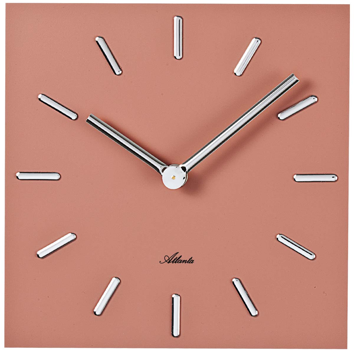 Atlanta Wanduhr 20x20x4 cm Holz • Modernes Design • Präzises Quarzwerk
