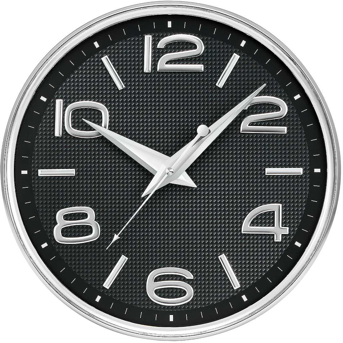 Atlanta Wall Clock 30 cm Ø Plastic • Radio Controlled • Timeless Design