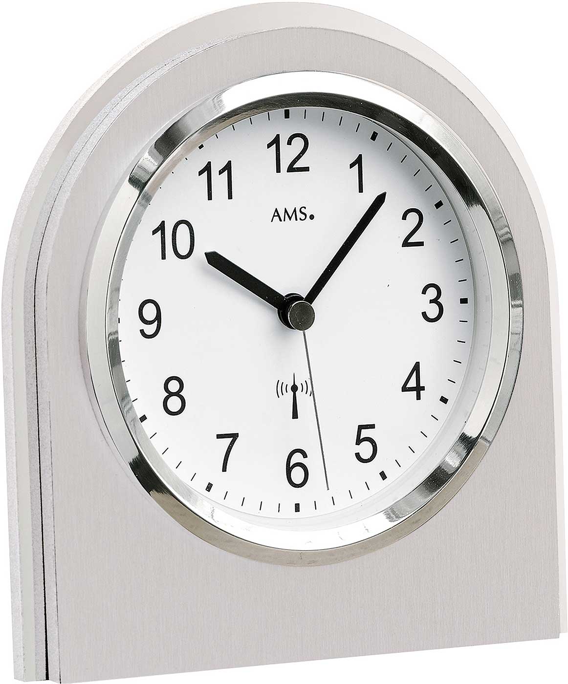 Tischuhr modern Aluminium-Auflage - AMS Modell: 5198