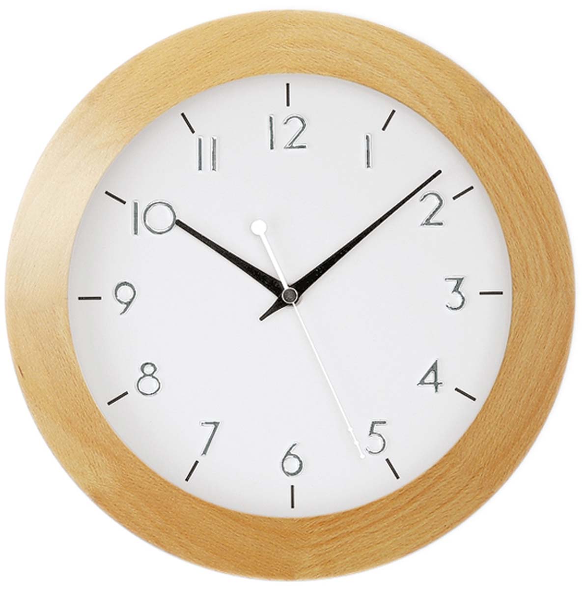 Funkwanduhr modern Gehäusedurchmesser 29 cm - AMS Modell: 5836