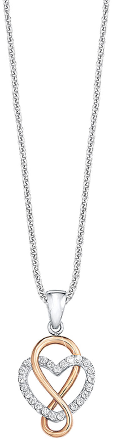 Halskette mit Infinity-Herzanhänger s.Oliver Jewelry Modell 9081684