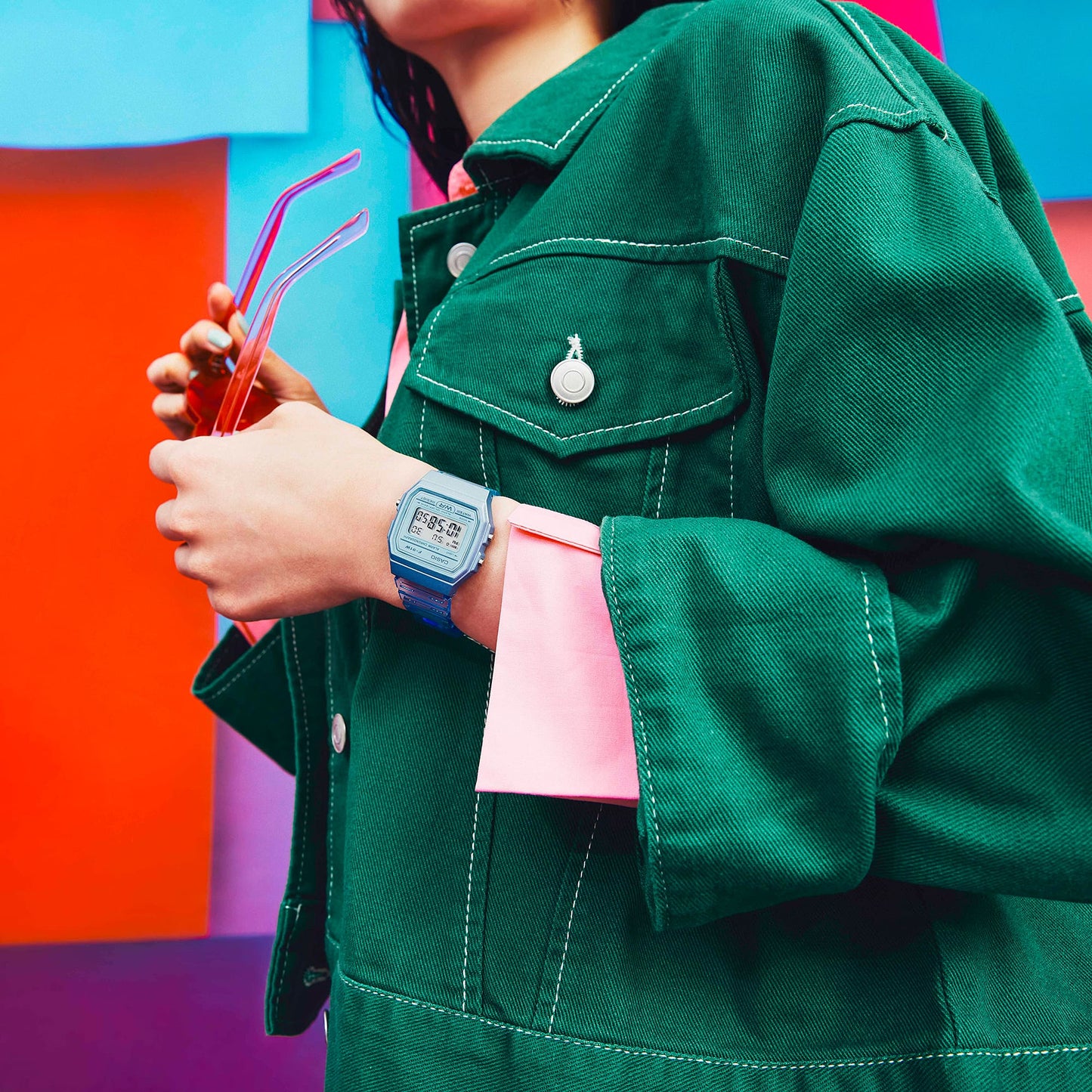 Casio Vintage F-91WS-2EF Uhr • Kultiges Retro-Design • Tagesalarm & Stoppfunktion