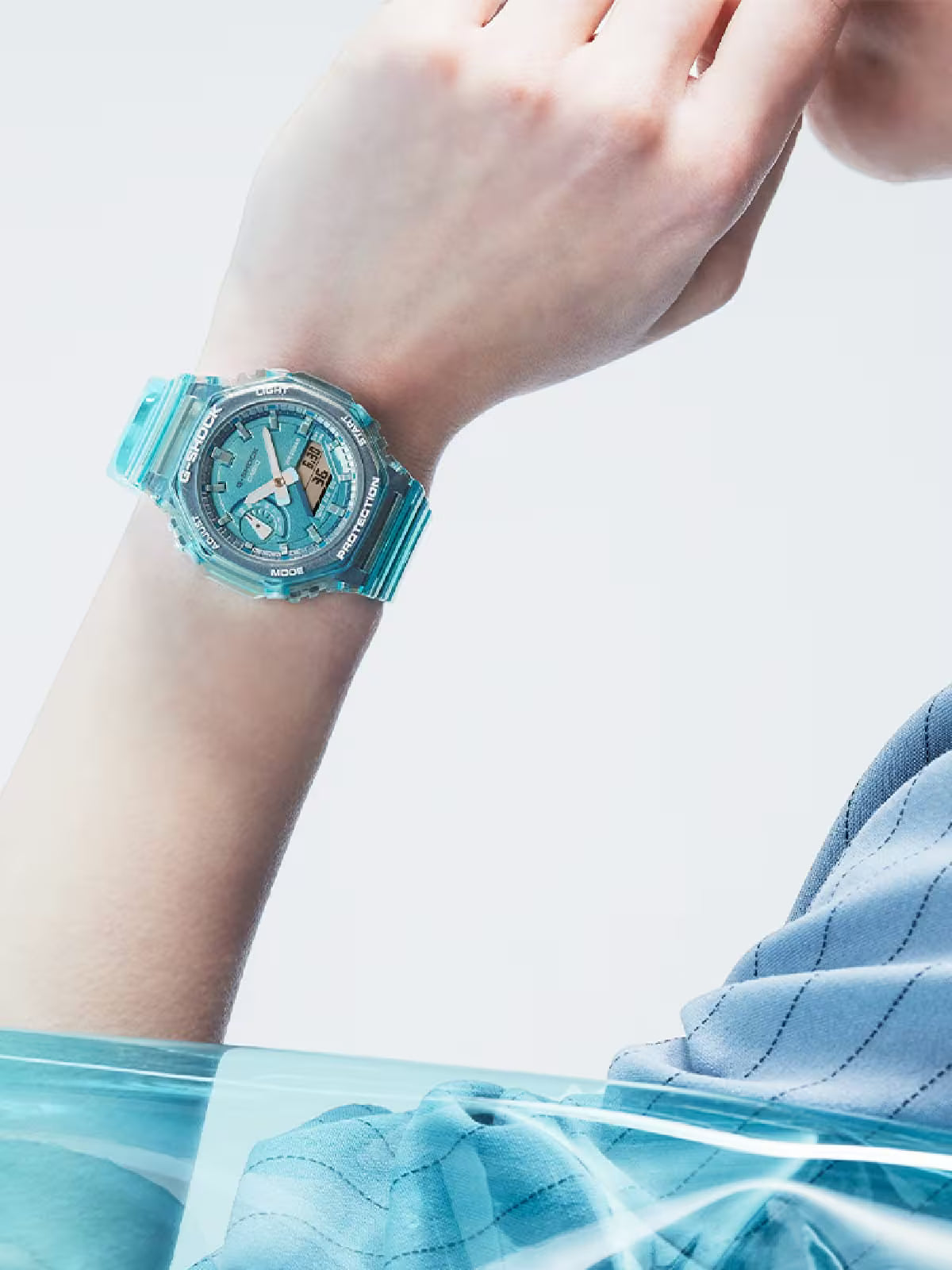 Casio G-SHOCK GMA-S2100SK-2A Damen Uhr • Quarz Uhrwerk • 20 Bar Wasserdicht