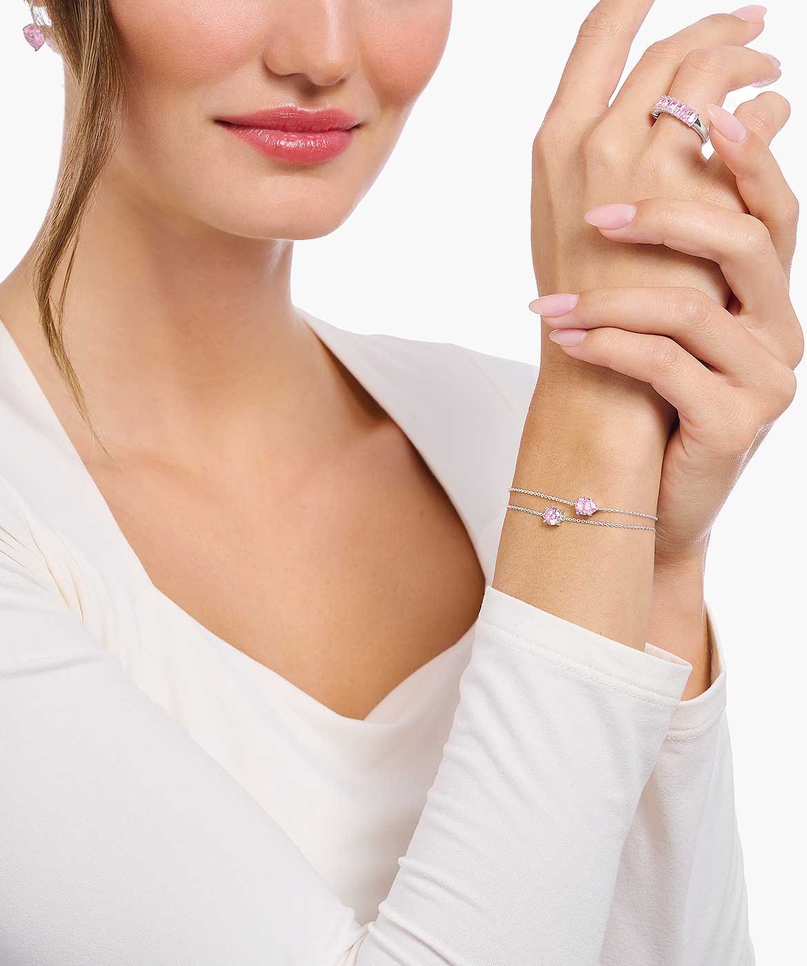 Armband mit Steinchen Anhänger - Thomas Sabo Modell: A2156-051-9