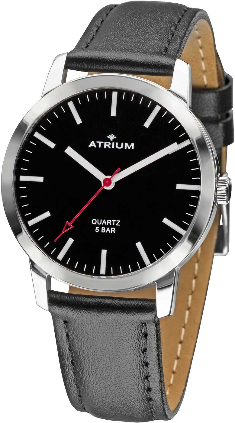 Atrium A22-11 Damen Uhr • Klassisches Design • Kontrast-Zifferblatt