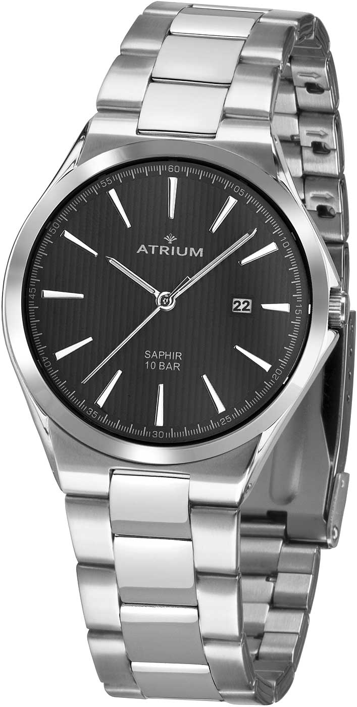 Atrium Herren A33-31 Uhr • Saphirglas • 10 bar Wasserdicht