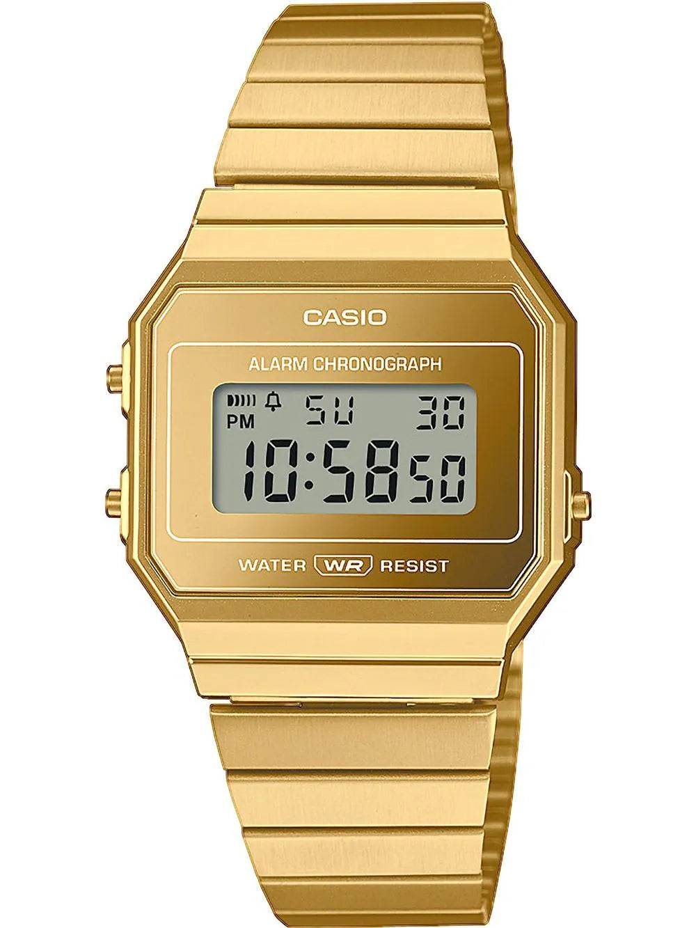 Casio Vintage A700WEVG-9AEF Uhr • Gold-Design • Milanaise-Armband
