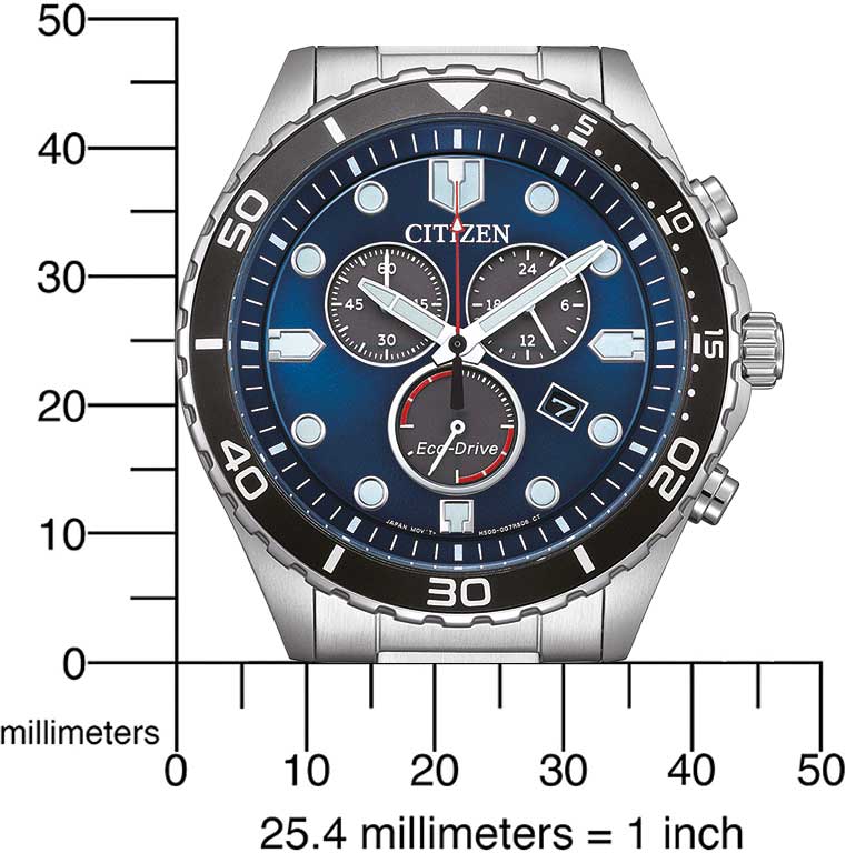 Citizen Eco-Drive AT2560-84L Uhr • Solar-Chronograph • Saphirglas