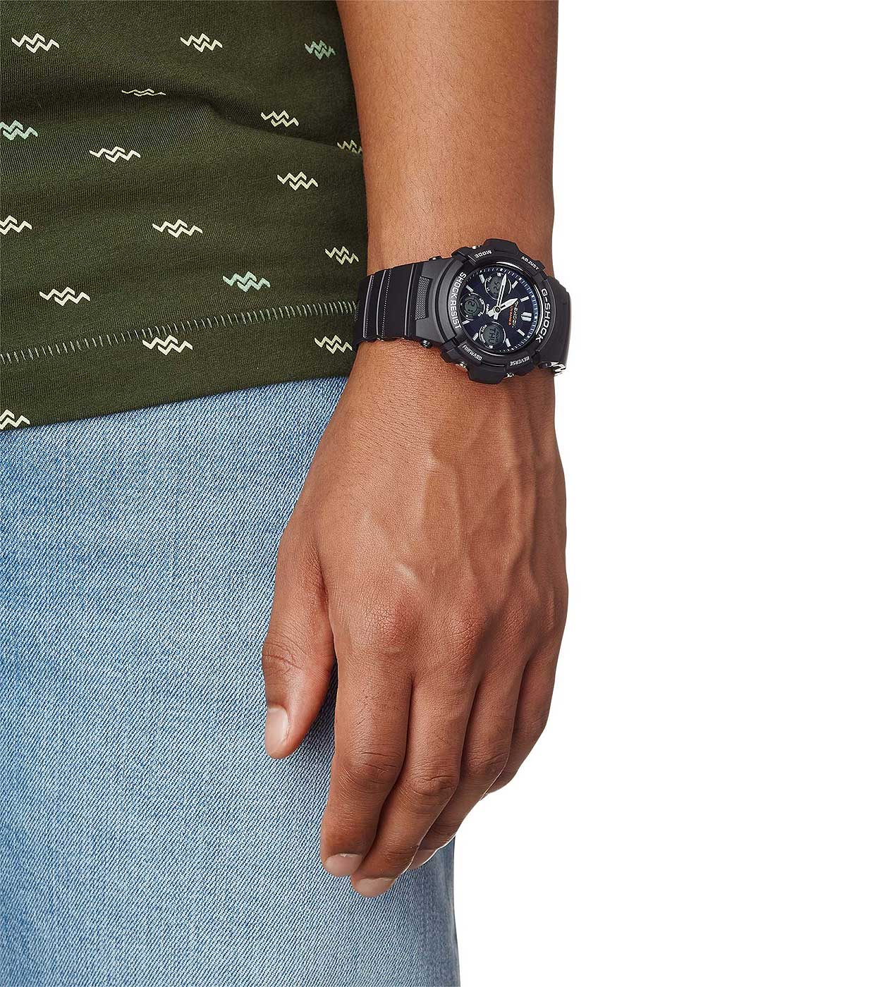 Casio G-Shock AWG-M100SB-2AER Herrenuhr • Tough Solar • Smarte Funktionen