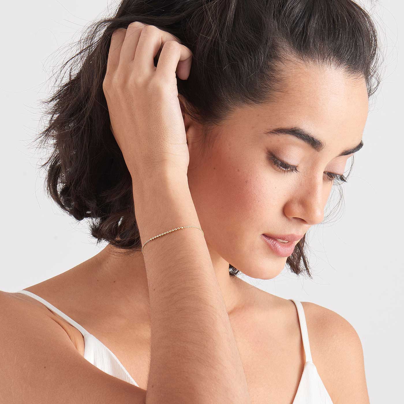 ANIA HAIE B002-01G Armband mit kleinen Kugeln