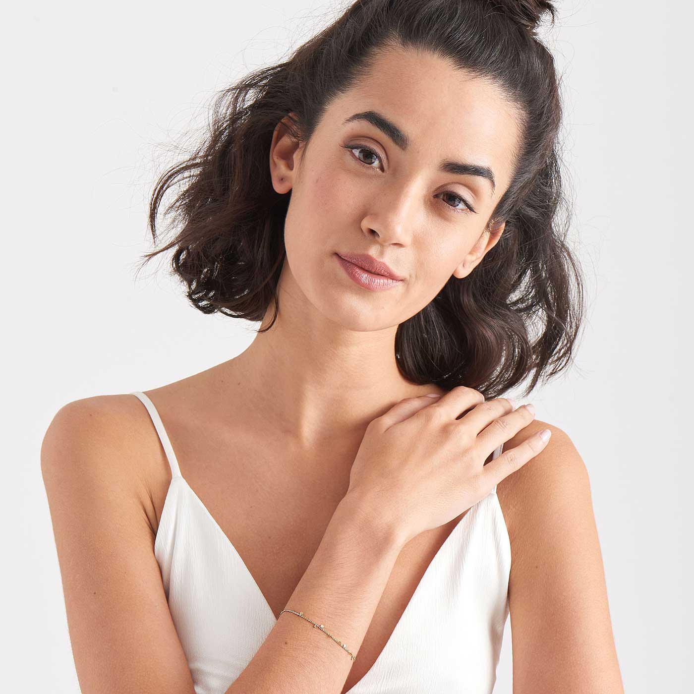 ANIA HAIE B005-02G Armband mit kleinen Scheiben Anhängern