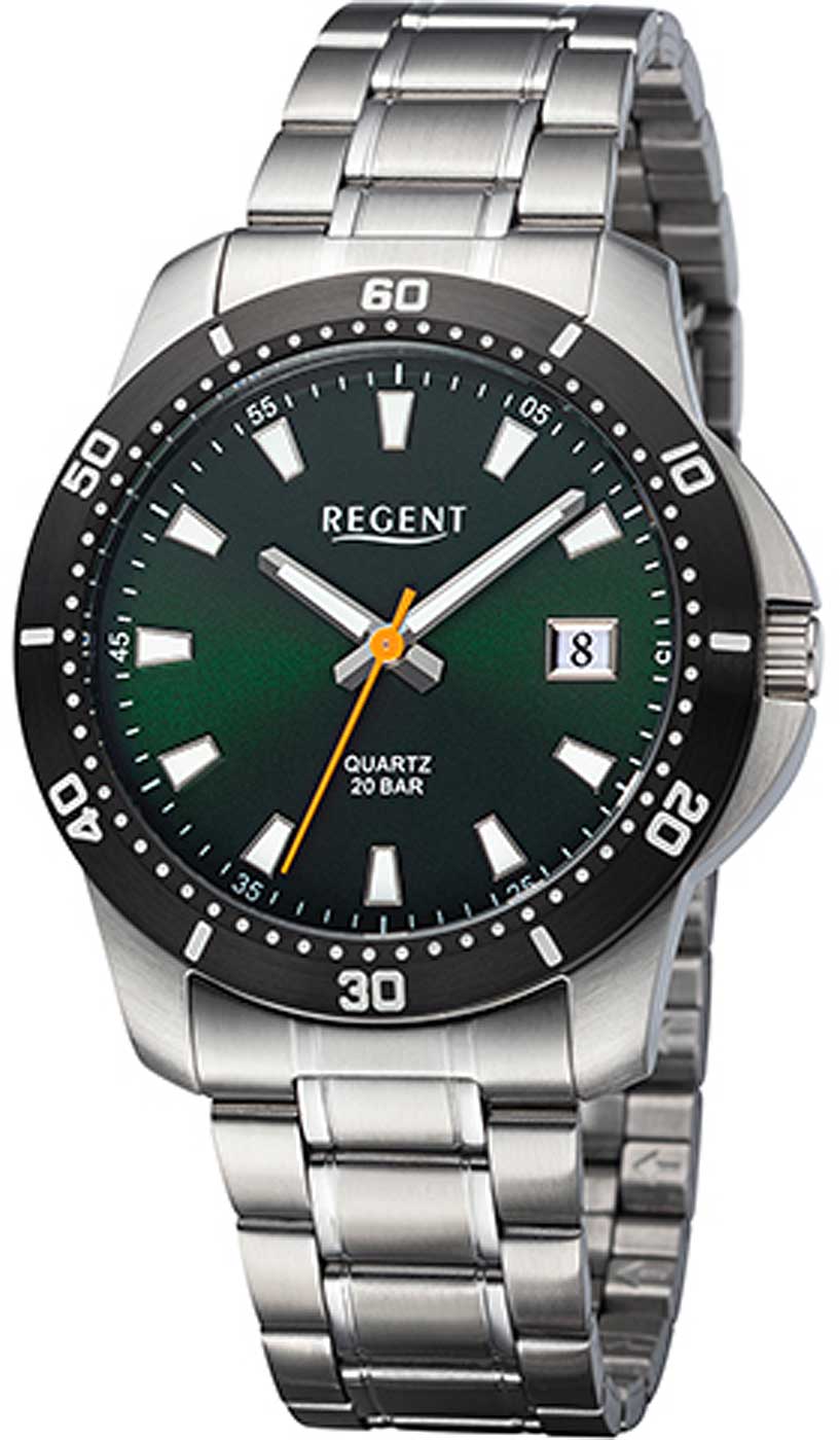 Regent Taucheruhr BA-754 Herren Uhr • 20 bar Wasserdicht • Leuchtzeiger