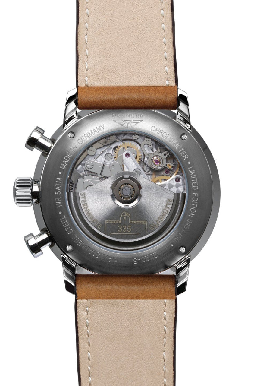 Bauhaus Dessau BAUHAUS-20205 Damen Uhr • Quarz Uhrwerk • Kleine Sekunde