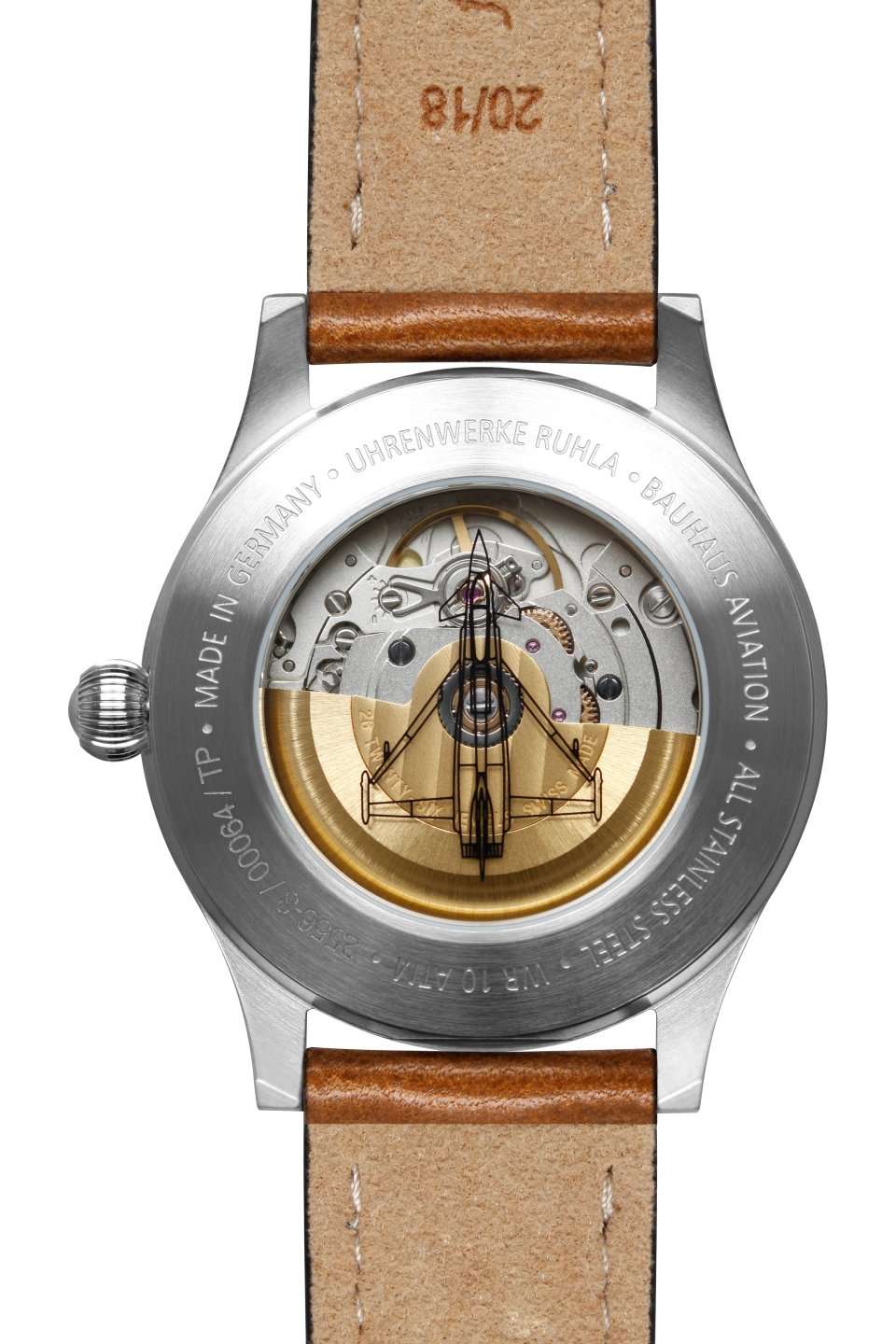 Bauhaus Aviation BHA Eurofighter 2556-2 Herren Uhr • Automatik • Deutsche Fertigung